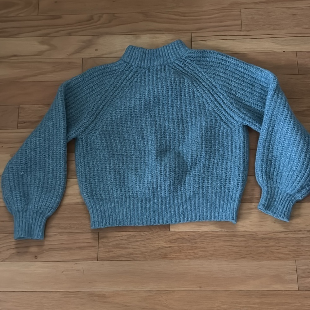 Universal Thread | Mock Turtleneck Chunky Knit Sweater | Sky Blue | size XS - Picture 7 of 7